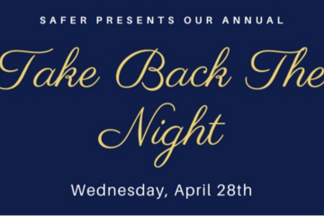 SAFER hosting Take Back the Night