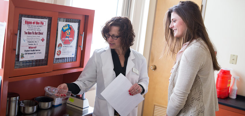 Student observing in the medical setting