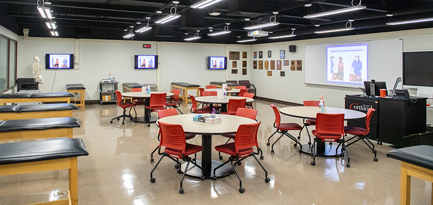 Athletic training classroom in Park Center