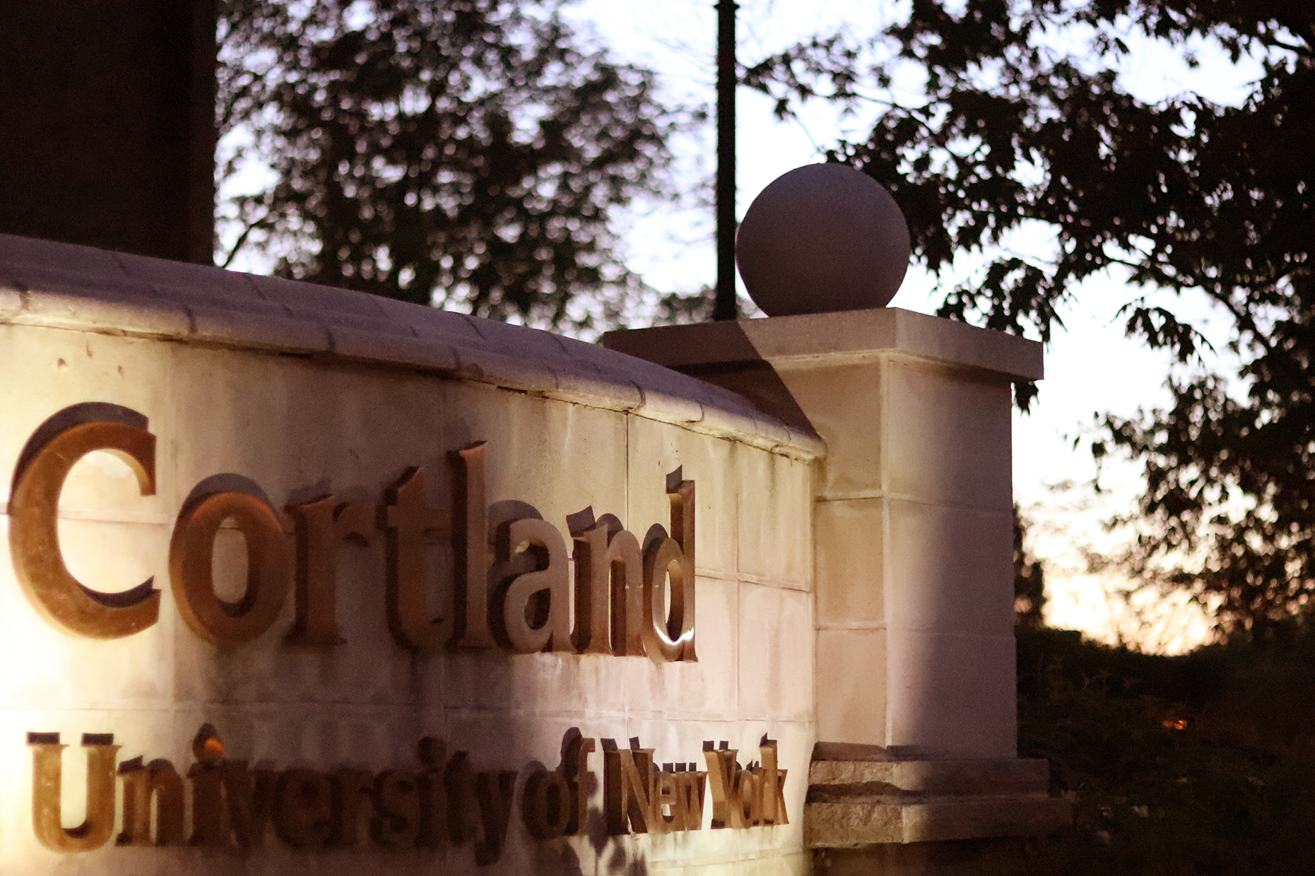 Campus Lit in Orange for Gun Violence Awareness