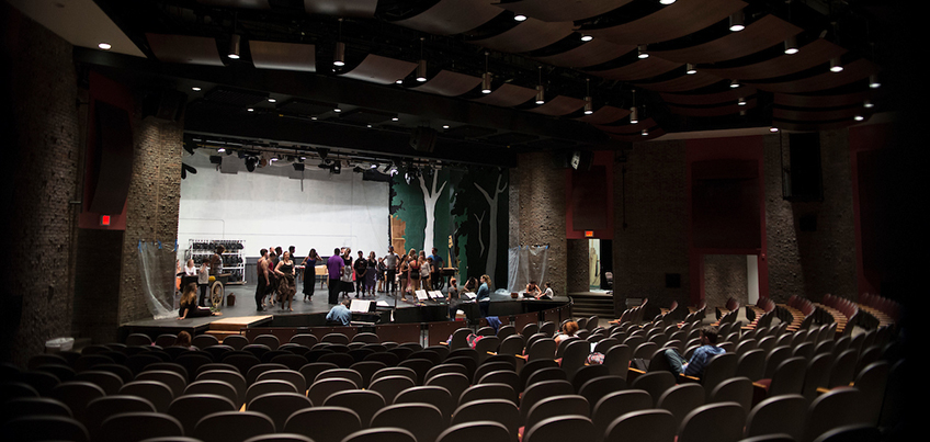 The Dowd Fine Arts Center Theatre after its renovation in 2014