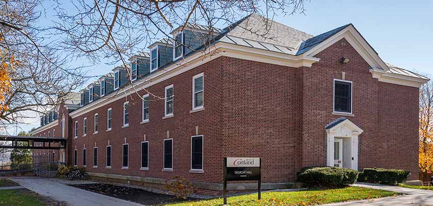 Front entrance of DeGroat Hall