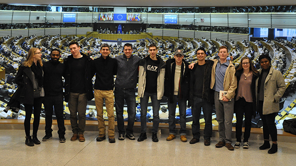 SUNY Cortland MEU at Vesalius College in January 2018.