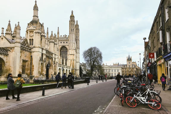 A street in Cambridge, UK